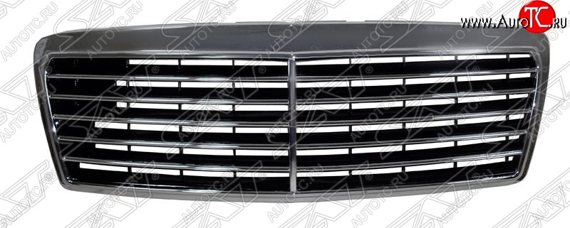11 899 р. Решётка радиатора SAT (AVANTGARD, 5 полос) Mercedes-Benz E-Class W210 дорестайлинг универсал (1996-1999) (Неокрашенная)  с доставкой в г. Чебоксары