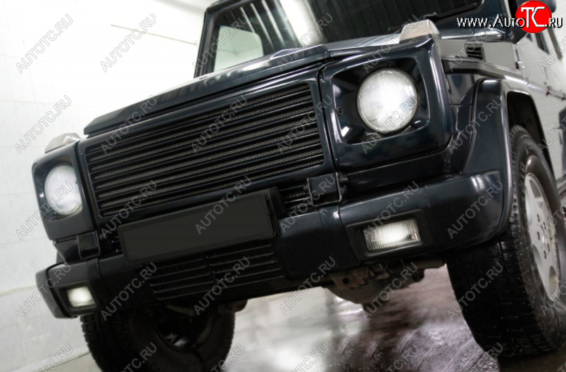 1 759 р. Левая накладка для головной оптики RA  Mercedes-Benz G class  W463 (1989-1994) 5 дв. дорестайлинг (Неокрашенные)  с доставкой в г. Чебоксары