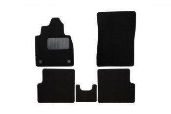 Коврики в салон Klever Premium (текстиль, с подстаканниками, АКПП) Mercedes-Benz G class  W463 (1989-1994) 5 дв. дорестайлинг (Черный)