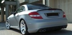 12 049 р. Пороги накладки AMG Style Mercedes-Benz SLK class R171 (2004-2010) (Неокрашенные)  с доставкой в г. Чебоксары. Увеличить фотографию 2