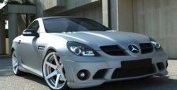 12 049 р. Пороги накладки AMG Style Mercedes-Benz SLK class R171 (2004-2010) (Неокрашенные)  с доставкой в г. Чебоксары. Увеличить фотографию 3