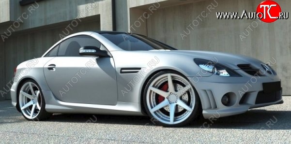 12 049 р. Пороги накладки AMG Style Mercedes-Benz SLK class R171 (2004-2010) (Неокрашенные)  с доставкой в г. Чебоксары