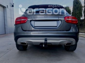 22 699 р. Фаркоп Aragon. (шар A) Mercedes-Benz GLA X156 дорестайлинг (2013-2017)  с доставкой в г. Чебоксары. Увеличить фотографию 2