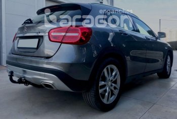 22 699 р. Фаркоп Aragon. (шар A) Mercedes-Benz GLA X156 дорестайлинг (2013-2017)  с доставкой в г. Чебоксары. Увеличить фотографию 4