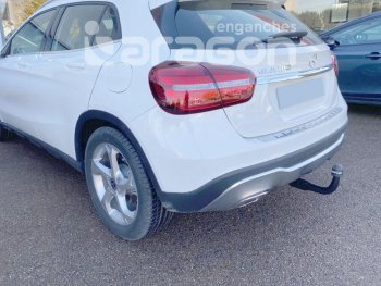 22 699 р. Фаркоп Aragon.(шар V) Mercedes-Benz GLA X156 дорестайлинг (2013-2017)  с доставкой в г. Чебоксары. Увеличить фотографию 9