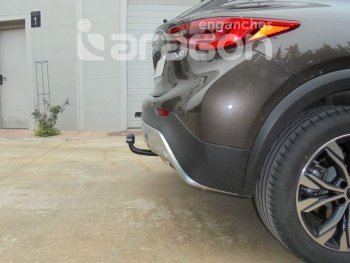 22 699 р. Фаркоп Aragon.(шар V) Mercedes-Benz GLA X156 дорестайлинг (2013-2017)  с доставкой в г. Чебоксары. Увеличить фотографию 4