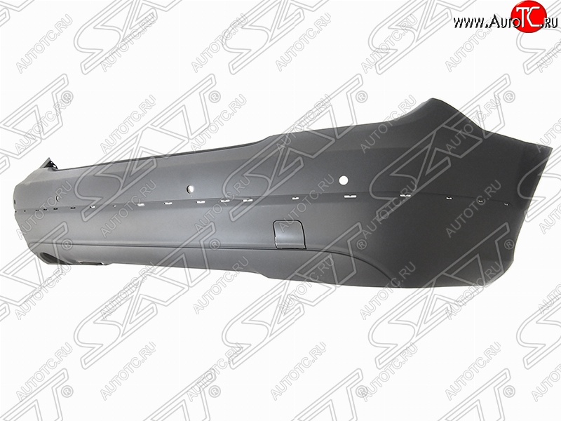 3 289 р. Бампер задний SAT (с отв. под сонары, под молдинг)  Mercedes-Benz C-Class  W204 (2011-2015) рестайлинг седан (Неокрашенный)  с доставкой в г. Чебоксары
