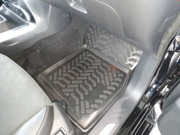 2 289 р. Коврики салона Aileron (3D с подпятником) Mercedes-Benz X class W470 (2017-2020)  с доставкой в г. Чебоксары. Увеличить фотографию 3
