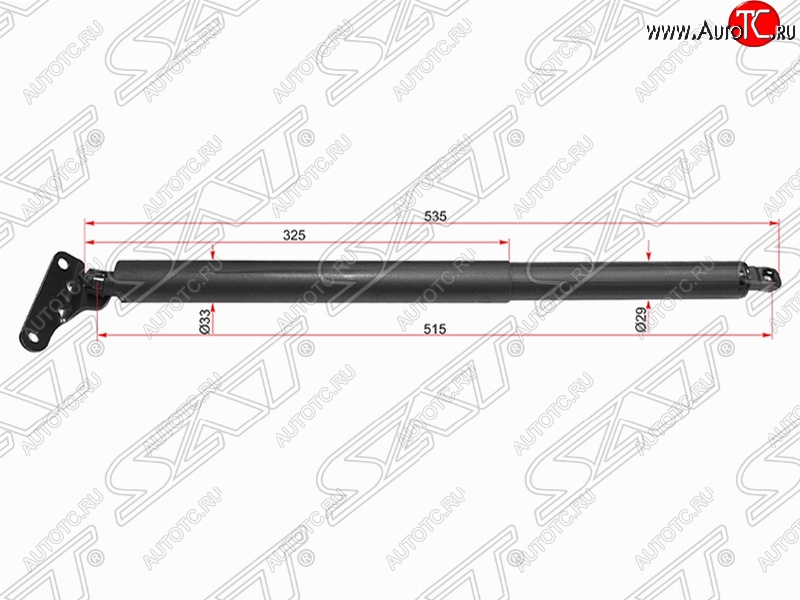 6 249 р. Упор крышки багажника SAT (газовый) Mercedes-Benz GL class X164 рестайлинг (2009-2012)  с доставкой в г. Чебоксары