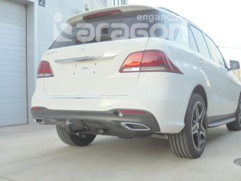 22 699 р. Фаркоп Aragon.(шар V) Mercedes-Benz ML class W166 (2011-2015)  с доставкой в г. Чебоксары. Увеличить фотографию 12