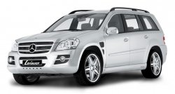 22 499 р. Пластиковые пороги Lorinser Mercedes-Benz GL class X164 рестайлинг (2009-2012) (Неокрашенные)  с доставкой в г. Чебоксары. Увеличить фотографию 2