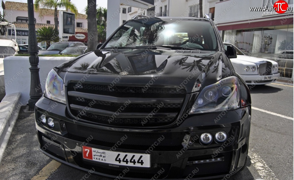 10 599 р. Решетка радиатора BRABUS WIDESTAR Mercedes-Benz GL class X164 рестайлинг (2009-2012) (Неокрашенная)  с доставкой в г. Чебоксары