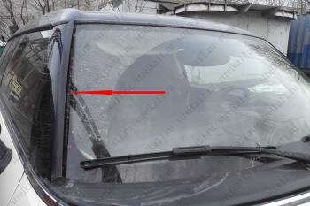 1 699 р. Водостоки (дефлектора) лобового стекла Стрелка 11 Mini Cooper (2006-2014)  с доставкой в г. Чебоксары. Увеличить фотографию 2