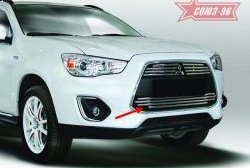 Декоративный элемент воздухозаборника Souz-96 (d16) Mitsubishi ASX (2013-2016) 1-ый рестайлинг