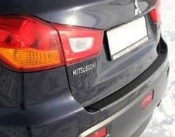 1 519 р. Накладка RA на задний бампер  Mitsubishi ASX (2010-2012) дорестайлинг  с доставкой в г. Чебоксары. Увеличить фотографию 2