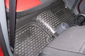 2 069 р. Коврики в салон (полиуретан) 5D Element  Mitsubishi Colt  Z30 (2008-2011) хэтчбэк 5 дв. рестайлинг  с доставкой в г. Чебоксары. Увеличить фотографию 2