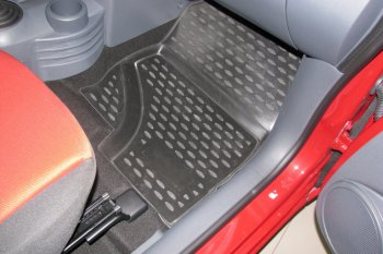 2 069 р. Коврики в салон (полиуретан) 5D Element  Mitsubishi Colt  Z30 (2008-2011) хэтчбэк 5 дв. рестайлинг  с доставкой в г. Чебоксары. Увеличить фотографию 3