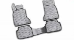 Комплект ковриков в салон Element-Autofamily 4 шт. (полиуретан) Mitsubishi Colt ( Z20, Z30 хэтчбэк 3 дв.,  Z30) (2002-2009) дорестайлинг, хэтчбэк 5 дв. дорестайлинг