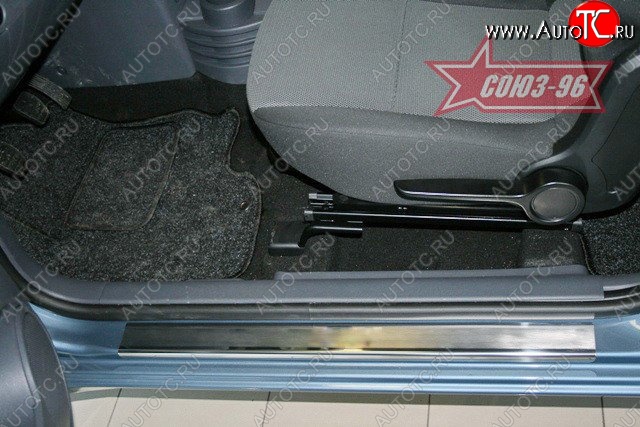 2 294 р. Накладки на внутренние пороги 3 дв. Souz-96  Mitsubishi Colt  Z20, Z30 хэтчбэк 3 дв. (2002-2009) дорестайлинг  с доставкой в г. Чебоксары