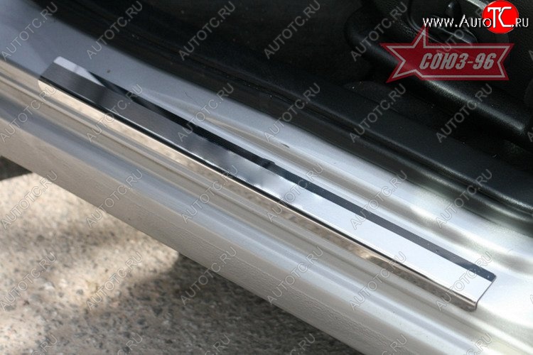 2 384 р. Накладки на внутренние пороги Souz-96  Mitsubishi Galant  9 (2004-2009) седан  с доставкой в г. Чебоксары