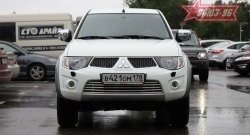Декоративный элемент воздухозаборника Souz-96 (d16) Mitsubishi L200  5 KK,KL (2015-2019) дорестайлинг