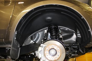 679 р. Подкрылок передний Totem  Mitsubishi L200  5 KK,KL (2015-2019) дорестайлинг (без шумоизоляции)  с доставкой в г. Чебоксары. Увеличить фотографию 2