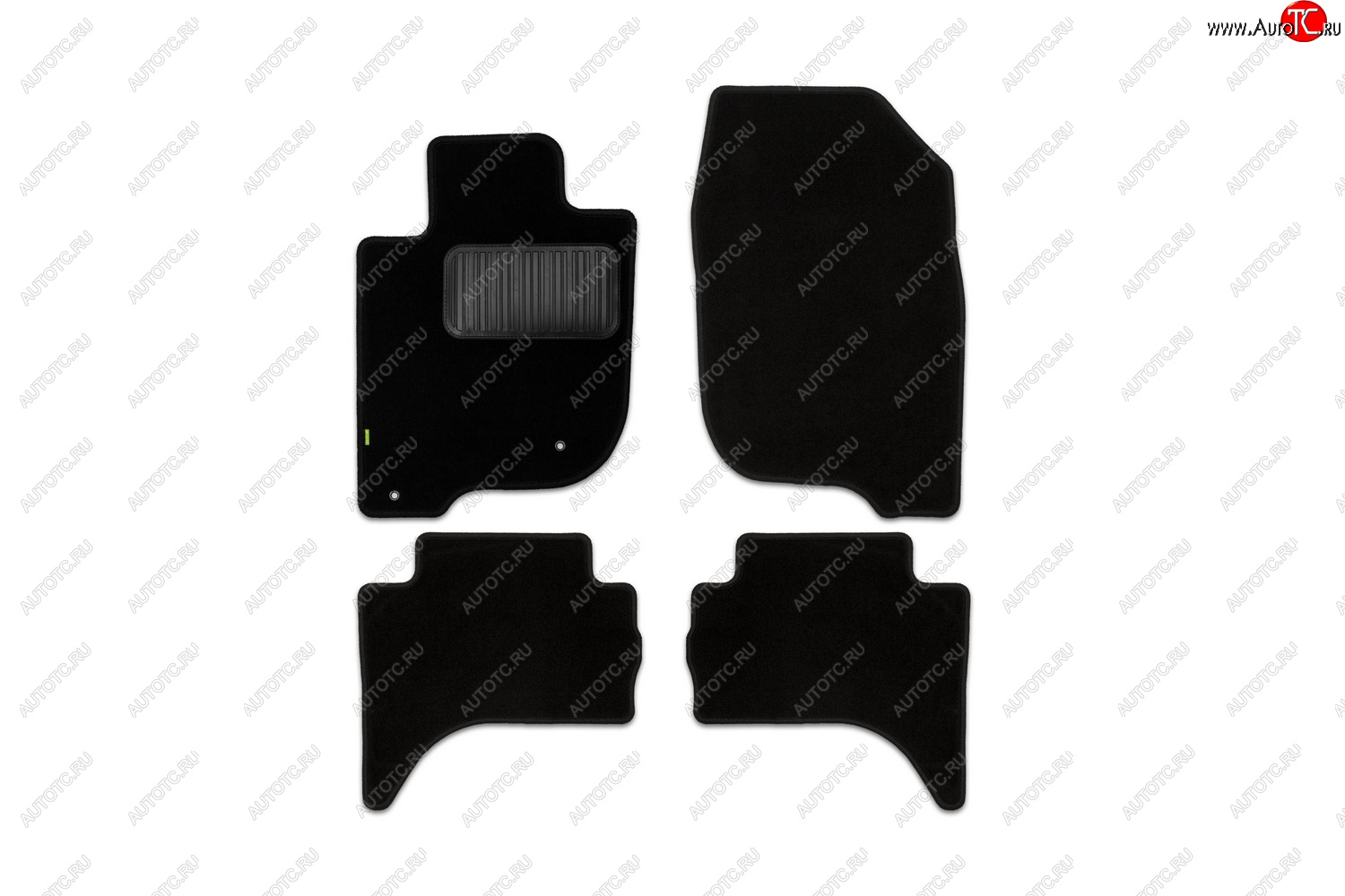 299 р. Текстильные коврики салона Klever Standart Mitsubishi L200 5 KK,KL дорестайлинг (2015-2019) (Черные)  с доставкой в г. Чебоксары