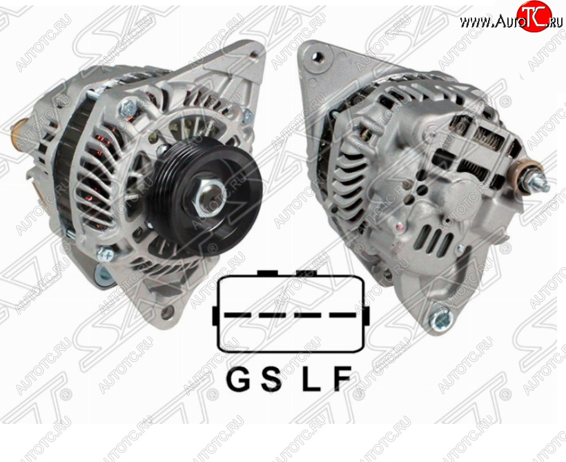 7 999 р. Генератор SAT (12V/90A / 2.5)  Mitsubishi L200  4 (2006-2014)  дорестайлинг  с доставкой в г. Чебоксары