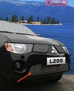 Декоративный элемент воздухозаборника Souz-96 (d10) Mitsubishi L200  4 (2006-2014)  дорестайлинг