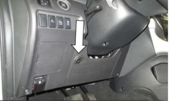 24 569 р. Замок рулевого вала FORTUS (бесштыревой) Mitsubishi L200 5 KK,KL рестайлинг (2018-2022)  с доставкой в г. Чебоксары. Увеличить фотографию 2
