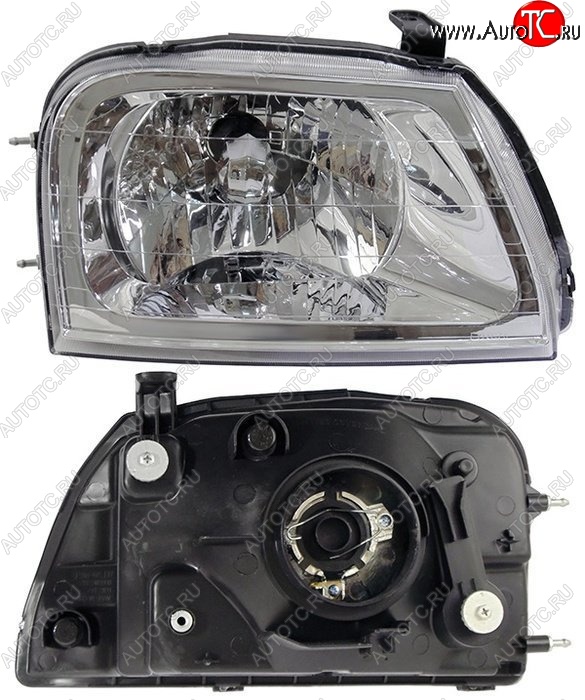 3 399 р. Правая передняя фара SAT Mitsubishi L200 3 K74T рестайлинг (2005-2006)  с доставкой в г. Чебоксары