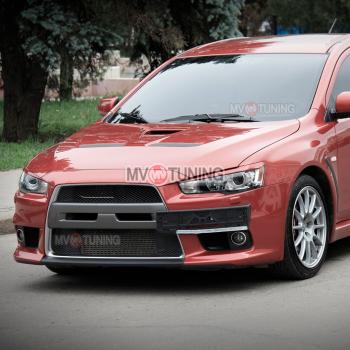Реснички на фары Mitsubishi Lancer 10 CY седан дорестайлинг (2007-2010)