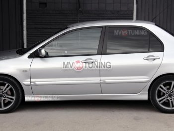 5 279 р. Пороги накладки Sport 2.0 Mitsubishi Lancer 9 CS седан 1-ый рестайлинг (2003-2005) (Неокрашенные)  с доставкой в г. Чебоксары. Увеличить фотографию 4