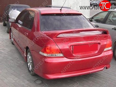 4 599 р. Козырёк на заднее стекло CT Mitsubishi Lancer 9 CS седан 1-ый рестайлинг (2003-2005) (Неокрашенный)  с доставкой в г. Чебоксары