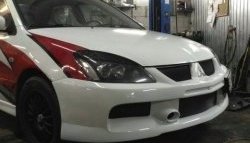 10 999 р. Передний бампер EVO 9 Mitsubishi Lancer 9 CS седан 1-ый рестайлинг (2003-2005) (Неокрашенный)  с доставкой в г. Чебоксары. Увеличить фотографию 2