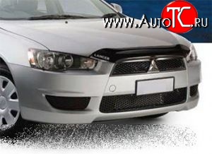 3 499 р. Дефлектор капота NovLine (короткий) Mitsubishi Lancer 10 CY седан дорестайлинг (2007-2010)  с доставкой в г. Чебоксары