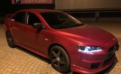 Реснички на фары Style Mitsubishi Lancer 10 CY седан дорестайлинг (2007-2010)