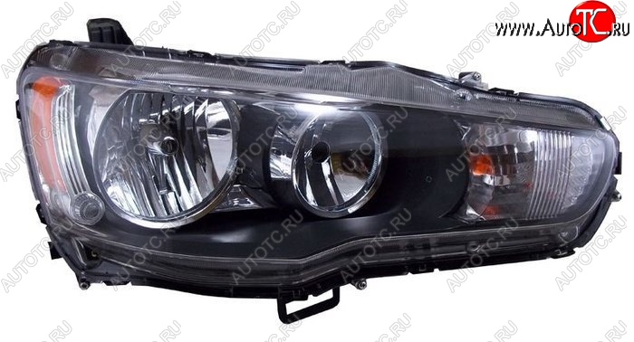 6 349 р. Правая фара SAT Mitsubishi Lancer 10 CY седан дорестайлинг (2007-2010)  с доставкой в г. Чебоксары