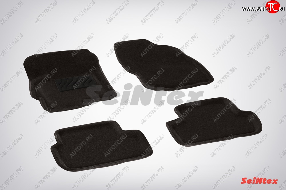 5 449 р. Износостойкие коврики в салон 3D MITSUBISHI LANCER X черные (компл) Mitsubishi Lancer 10 CY седан дорестайлинг (2007-2010)  с доставкой в г. Чебоксары