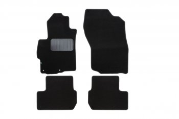 Текстильные коврики салона Klever Standart Mitsubishi Lancer  10 CY (2007-2017) седан дорестайлинг, седан рестайлинг, хэтчбек 5 дв рестайлинг (Черные)