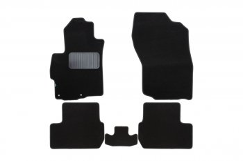 Текстильные коврики салона Klever Premium Mitsubishi Lancer  10 CY (2007-2017) седан дорестайлинг, седан рестайлинг, хэтчбек 5 дв рестайлинг (Черные)