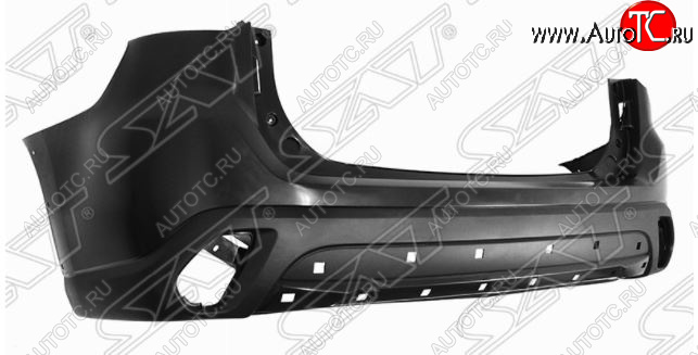8 449 р. Задний бампер SAT  Mitsubishi Outlander  GF (2018-2022) 3-ий рестайлинг (Неокрашенный)  с доставкой в г. Чебоксары