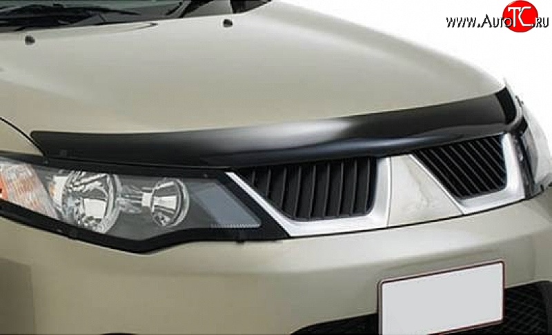 3 069 р. Дефлектор капота NovLine Mitsubishi Outlander XL (CW)  дорестайлинг (2005-2009)  с доставкой в г. Чебоксары