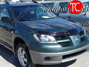 2 599 р. Дефлектор капота SIM Mitsubishi Outlander CU (2003-2009)  с доставкой в г. Чебоксары