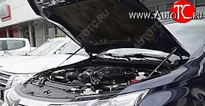 2 299 р. Упоры капота Russtal Mitsubishi Outlander GF дорестайлинг (2012-2014)  с доставкой в г. Чебоксары