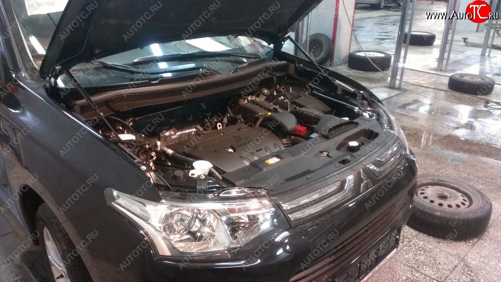 2 199 р. Газовые упоры капота Berkut Mitsubishi Outlander GF дорестайлинг (2012-2014)  с доставкой в г. Чебоксары