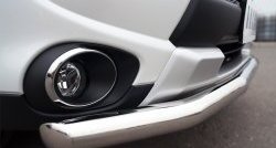 14 999 р. Одинарная защита переднего бампера диаметром 63 мм SLITKOFF  Mitsubishi Outlander  GF (2014-2016) 1-ый рестайлинг  с доставкой в г. Чебоксары. Увеличить фотографию 3