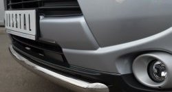 13 999 р. Одинарная защита переднего бампера диаметром 63 мм SLITKOFF  Mitsubishi Outlander  GF (2012-2014) дорестайлинг  с доставкой в г. Чебоксары. Увеличить фотографию 3