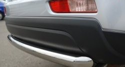 13 999 р. Одинарная защита заднего бампера из трубы диаметром 63 мм SLITKOFF  Mitsubishi Outlander  GF (2012-2014) дорестайлинг  с доставкой в г. Чебоксары. Увеличить фотографию 3