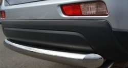 14 999 р. Одинарная защита заднего бампера из трубы диаметром 76 мм SLITKOFF  Mitsubishi Outlander  GF (2012-2014) дорестайлинг  с доставкой в г. Чебоксары. Увеличить фотографию 3